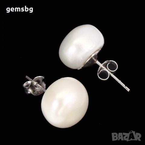 Обеци с перли, снимка 2 - Обеци - 30012239