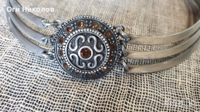 Стилно колие с камъни, снимка 3 - Колиета, медальони, синджири - 52219171