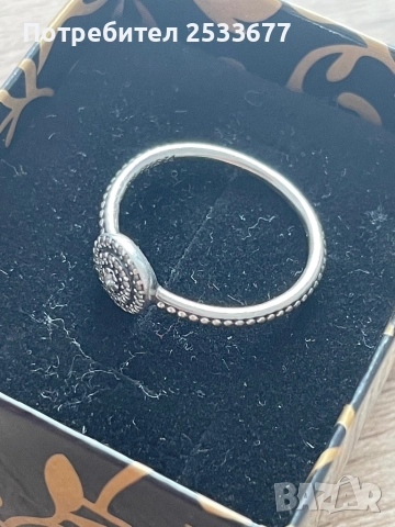 Pandora Сребърен пръстен Пандора, снимка 5 - Пръстени - 51815305