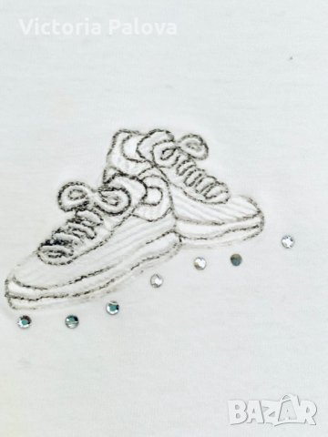 Качествена бяла тениска биопамук, снимка 9 - Тениски - 35527421