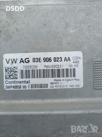 Компютър двигател / ECU 03E906023AA 5WP40858  за Seat Ibiza 1.2i, снимка 2 - Части - 50896429