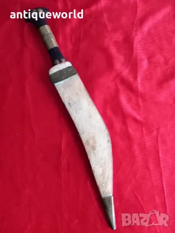 Стара ОСМАНСКА Арабска Кама, Нож, снимка 3 - Антикварни и старинни предмети - 48131861