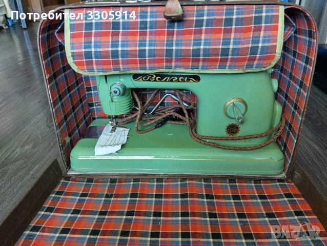 Продавам шевна машина ВОЛГА, снимка 3 - Шевни машини - 54008425