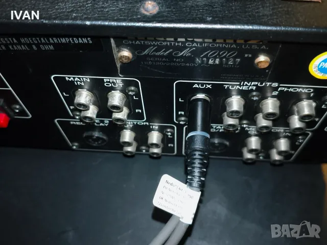 Продавам усилвател-marantz-1090, снимка 6 - Ресийвъри, усилватели, смесителни пултове - 56485403
