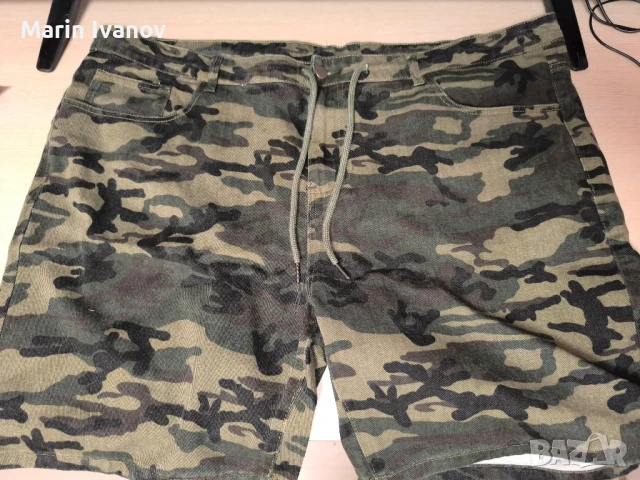 Къси памучни панталони (камуфлажни) 4XL 