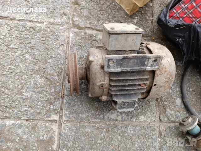 Ел мотор 1 HP 1415 / min електродвигател *Безплатна доставка, снимка 3 - Електродвигатели - 49509782