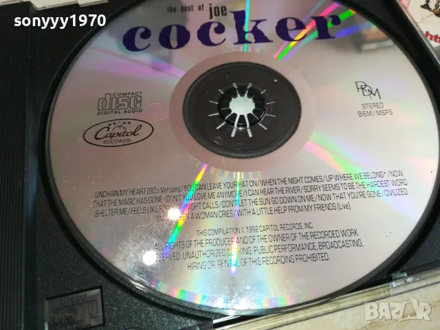 JOE COCKER-CD 1903251609, снимка 7 - CD дискове - 49559758