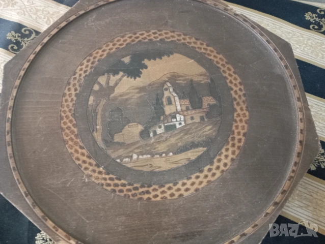 Дървена подложка, снимка 2 - Други ценни предмети - 54088489