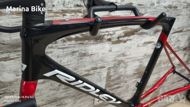 НОВА карбонова шосейна рамка Ridley Fenix SLiC Disc Forza Cirrus Pro | M, снимка 15 - Части за велосипеди - 53219075