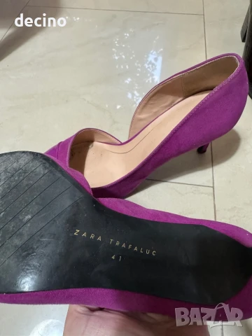 Токчета Zara 41 номер, снимка 4 - Дамски обувки на ток - 50463000