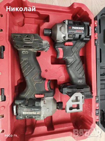 2бр.За части/ремонт!Импакт Parkside PDSSAP 20-Li-C3/D3, снимка 2 - Винтоверти - 55938114