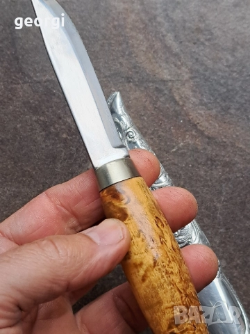 норвежки нож за лов и риболов Brusletto EIK, снимка 9 - Ножове - 52430282