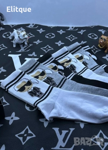 унисекс дълги чорапи в кутия 6 чифта karl lefenfeld , снимка 5 - Дамски чорапи - 53182072