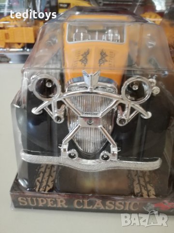 РЕТРО АВТОМОБИЛ ГОЛЯМ- 28 х14 х 12 см, снимка 3 - Коли, камиони, мотори, писти - 31129185