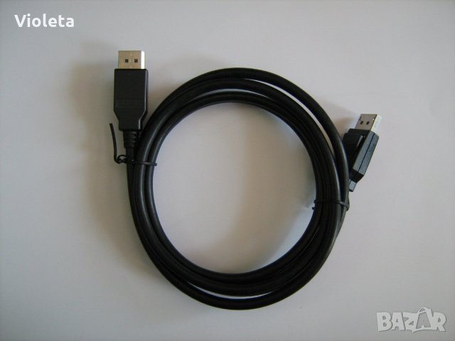  Display port кабел COXOC Е344977-S AWM STYLE 20276 - 80°C, 30 V, VW-1 дължина 1,80м, снимка 1 - Кабели и адаптери - 34002304