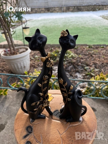 Котки 2 броя комплект, снимка 10 - Декорация за дома - 53149843