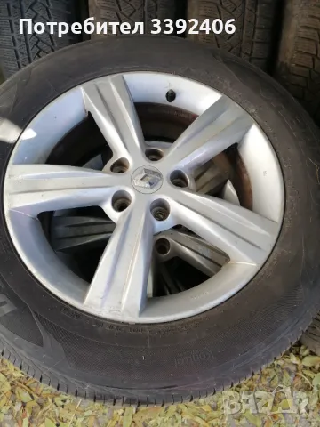 4бр алминиеви оригинални джанти 17цола за Нисан Кашкай или Рено Колеос 