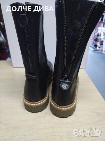  НАМАЛЕНИЕ-Дамски боти естествена кожа,,Navvi,, м. 127, снимка 5 - Дамски боти - 38373328