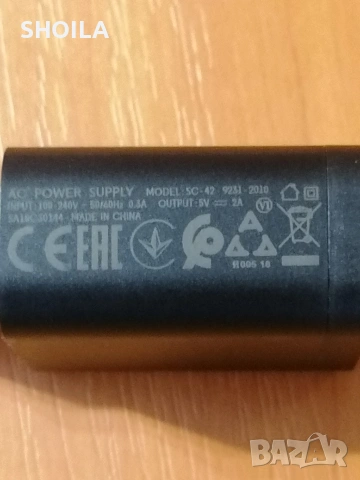 Зарядно Lenovo 5v-2a-10w, снимка 2 - Оригинални зарядни - 53201828