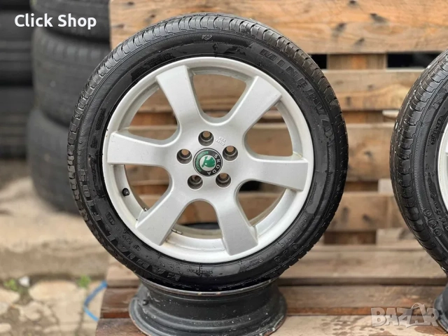 5х100 16 Цола Лети Джанти Skoda Fabia 5x100 Шкода Фабиа, снимка 6 - Гуми и джанти - 52655844