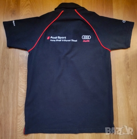 Audi Sport 24 Hours Le Mans Shel V-Power - мъжка тениска Ауди , снимка 10 - Тениски - 51711835