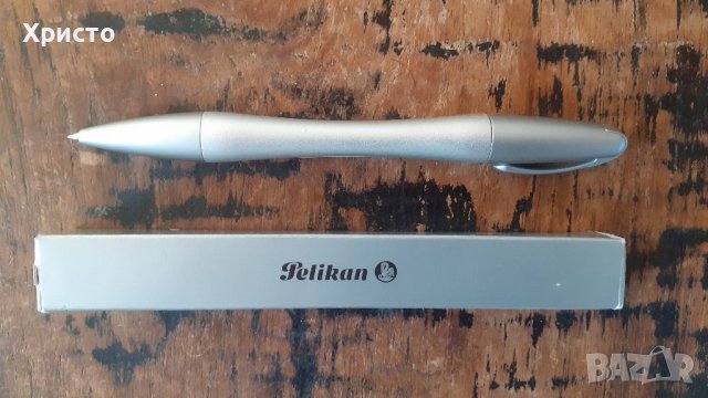 химикалка Пеликан Pelikan - модел К 73, метална, антикварна рядкост, снимка 5 - Колекции - 27389044