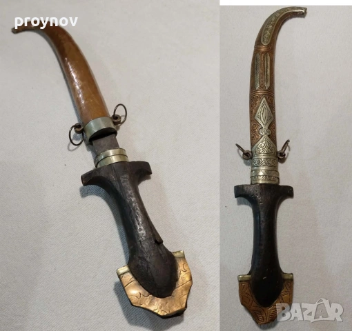 Берберски кинжал от Мароко, снимка 6 - Антикварни и старинни предмети - 54306317