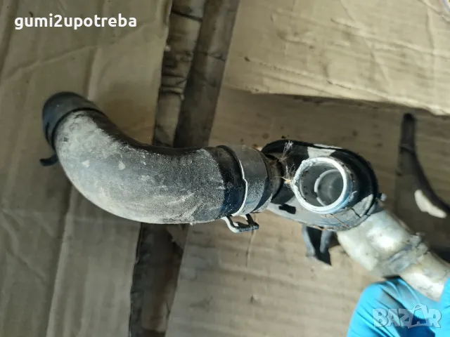 Двойни Тръби Маркучи Охлаждане Porsche Cayenne 3.0D 92A/2012г, снимка 3 - Части - 48313449