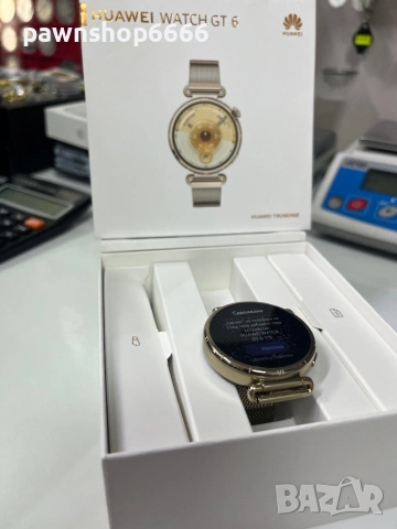Huawei Watch GT 6 41mm (Konsu-B19M) - Gold Milanese +гаранция, снимка 3 - Дамски - 53121279