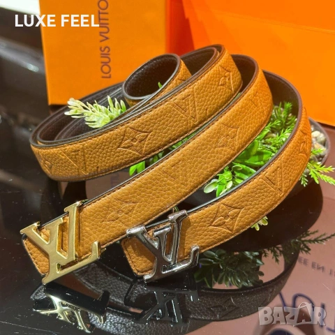 Louis Vuitton ⚜️ Естествена Кожа , снимка 5 - Колани - 54296402