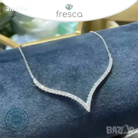 Ново! Дамско колие сребро 925 Fresca Allure. Колекция Amélie
