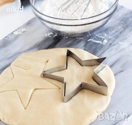голяма Звезда метален резец форма тесто фондан бисквитки сладки декорация