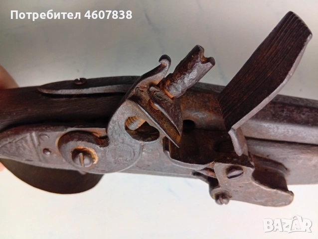 Кремъчен пистолет, пищов 49 см, снимка 9 - Декорация за дома - 53354631