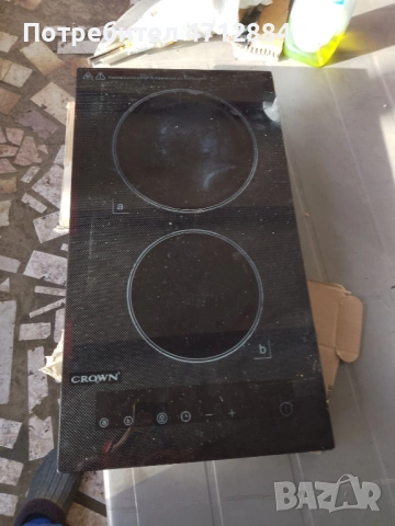 Индукционни котлони Crown за вграждане, снимка 2 - Котлони - 53144570