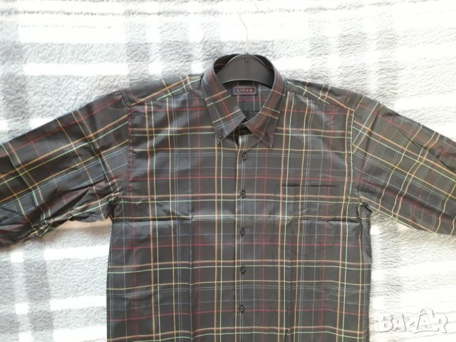 Мъжка риза дълъг ръкав каре нова, снимка 4 - Ризи - 30062056
