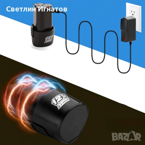 Акомулаторен БЕЗЧЕТКОВ Ъглошлайф , снимка 6 - Ъглошлайфи - 54106515