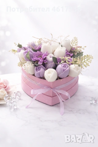 сапунени букети за всеки, снимка 2 - Подаръци за жени - 54028677