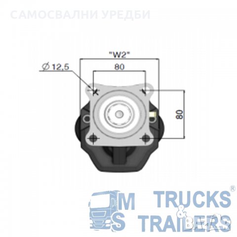 Зъбна Помпа HYVA 85Л 14571341, снимка 3 - Части - 29464388