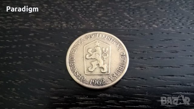 Монета - Чехословакия - 1 крона | 1962г., снимка 2 - Нумизматика и бонистика - 29291128