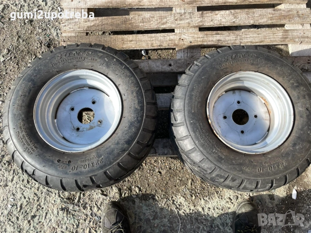 10 цола Задни Джанти 4х110 за ATV 8J гуми 22х10-10, снимка 6 - Гуми и джанти - 53013414