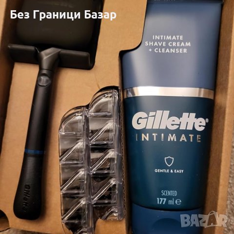 Нов Gillette Интимен Бръснач: 8 Остриета + Крем и Пътен Калъф, снимка 7 - Козметика за тяло - 44394455