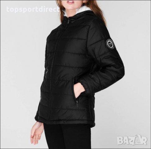 Дамско яке на Lee Cooper Hooded Jacket Womens., снимка 4 - Якета - 30934715