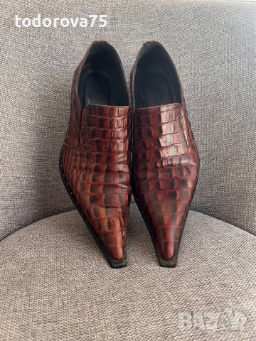 Екстравагантни мъжки обувки от естествена кожа 2, снимка 5 - Официални обувки - 42860328
