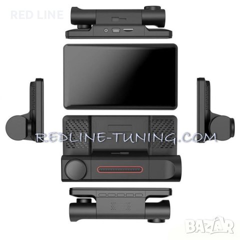 Видеорегистратор с три камери и Full HD екран, снимка 3 - Аксесоари и консумативи - 42356661