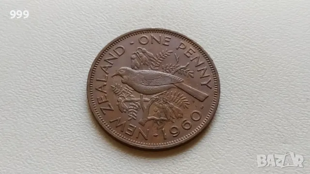 1 пени 1960 Нова Зеландия, снимка 1