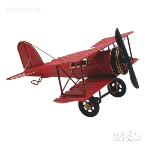 Сувенирен метален самолет, снимка 2 - Антикварни и старинни предмети - 50402196