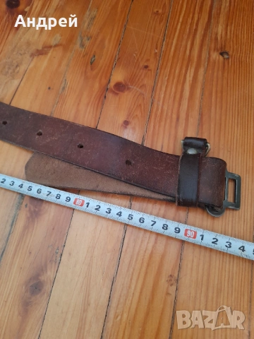 Стар Военен колан #19, снимка 6 - Антикварни и старинни предмети - 54053221