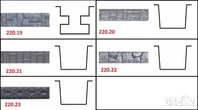 Калъпи  от АБС за стълбове, основи и капаци за огради, снимка 4 - Строителни материали - 30848910