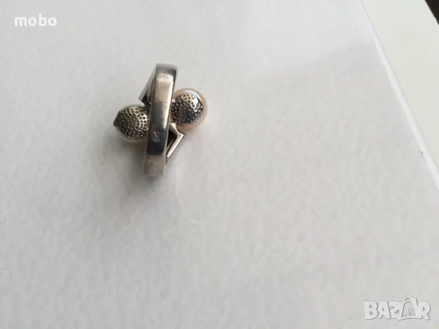 Красив нов сребърен пръстен със седеф, общо тегло 5.97г , проба 925. , снимка 4 - Пръстени - 49674193