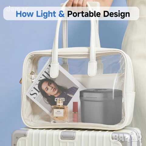 Ултразвукова почистваща машина Gopink Retainer, черна, 45KHz с UV светлина, снимка 8 - Други - 50708429